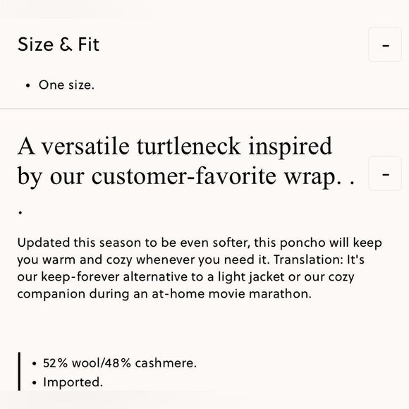 NWT J CREW Wool-cashmere blend turtleneck poncho in black - Picture 4 of 5